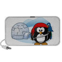 Pinguim antárctico de Pitate Caixinha De Som Para Laptop