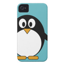 Pinguim bonito dos desenhos animados - iPhone 4 4s iPhone 4 Capas