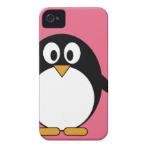 Pinguim bonito dos desenhos animados - iPhone 4 4s Capa iPhone 4