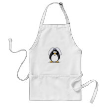 Pinguim da noiva avental