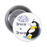 pinguim do sono que sonha sobre o pino dos peixes pins