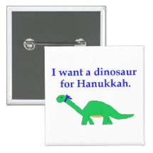 Pino do dinossauro de Hanukkah Botons