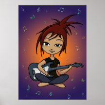 Pintinho da guitarra posteres