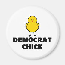Pintinho de Democrata Imãs De Geladeira