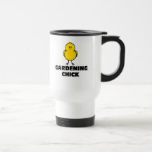 Pintinho de jardinagem caneca