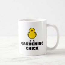Pintinho de jardinagem caneca