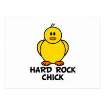 Pintinho do hard rock cartão postal