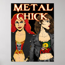 Pintinho do metal impressão