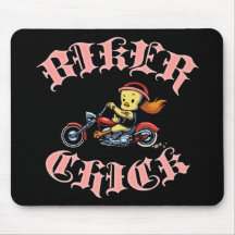Pintinho do motociclista II Mousepads