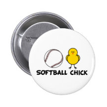 Pintinho do softball botons