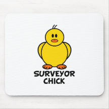 Pintinho do topógrafo mouse pad