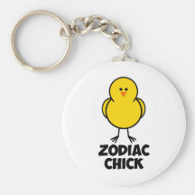 Pintinho do zodíaco chaveiro
