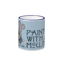 Pintor do rato canecas
