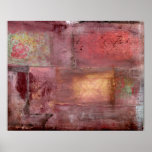 pintura abstrata impressão