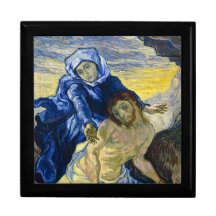 Pintura das belas artes de Vincent van Gogh do Pie Estojo Para Jóias