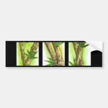 Pintura de bambu tropical - multi adesivo