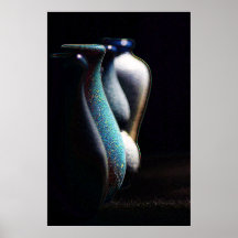 Pintura de Digitas dos vasos da cerâmica Posters