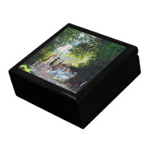Pintura de Parc Monceau Claude Monet Estojo Para Jóia