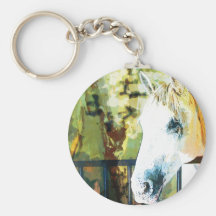 Pintura do cavalo chaveiros