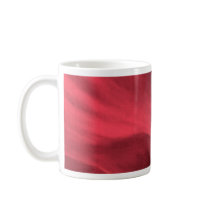 Pintura vermelha da arte da flor das papoilas - mu caneca