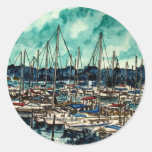 pinturas da arte da navigação do marinheiro dos ve adesivos