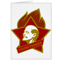 Pioneiro dos jovens de Rússia CCCP URSS Cartao