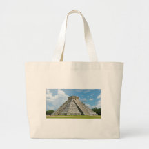 Pirâmide do EL Castillo de Chichen Itza de Kukulca Bolsa Para Compras