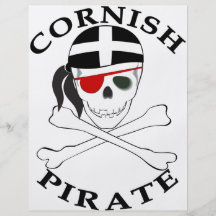 Pirata Cornish 1 Panfleto Coloridos