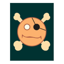 pirata smilie pirate cartoes postais