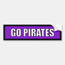 Piratas - branco roxo preto adesivos