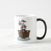 Piratas pequenos canecas