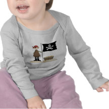 Piratas · Pirata, bandeira & tesouro T-shirts