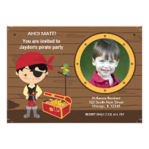 Pirateie-os Convites Personalizado