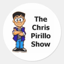 pirillo de chris adesivos redondos