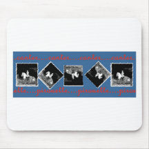 Pirouette do Canter na arte azul por Di.Wi. Mousepads