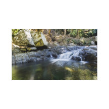 Piscina Queensland Austrália da rocha de Cedar Cre Impressão De Canvas Esticada