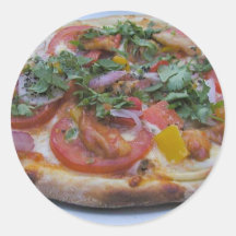 Pizza Adesivos Redondos