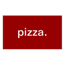 Pizza Cartoes De Visitas