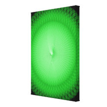 Plafond verde impressão de canvas envolvidas