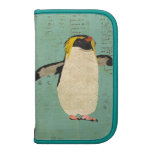 Planejador azul da lagoa do pinguim organizador