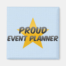 Planejador de evento orgulhoso imãs