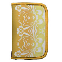 planejador decorativo amarelo organizadores