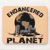 PLANETA PSTO EM PERIGO mousepads