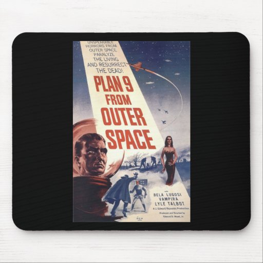 Plano nove do espaço " mousepad