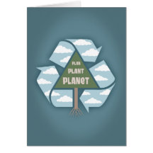 Plano-Planta-Planeta Cartões