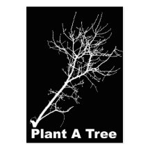 Planta do ATC de ACEO uma árvore Cartoes De Visita