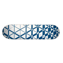 Plataforma (azul) do skate do marfim de Triagonal