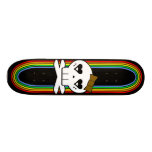 PLATAFORMA BONITO DO ARCO-ÍRIS DO CRÂNIO DE KAWAII SKATE