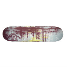 plataforma do campo petrolífero skate