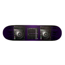 Plataforma do disco-jóquei skates